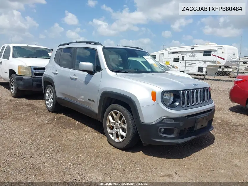 2015 Jeep Renegade Latitude VIN: ZACCJABTXFPB80484 Lot: 45463249
