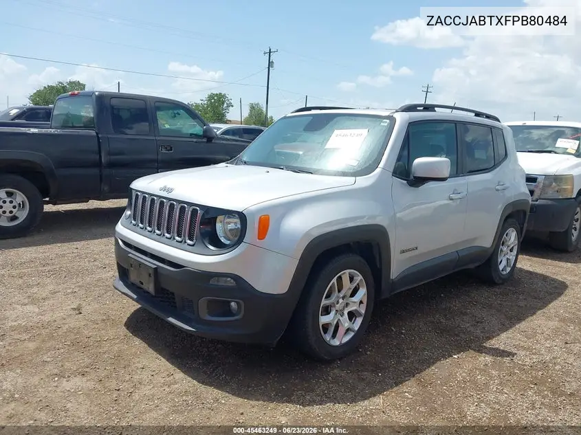 2015 Jeep Renegade Latitude VIN: ZACCJABTXFPB80484 Lot: 45463249