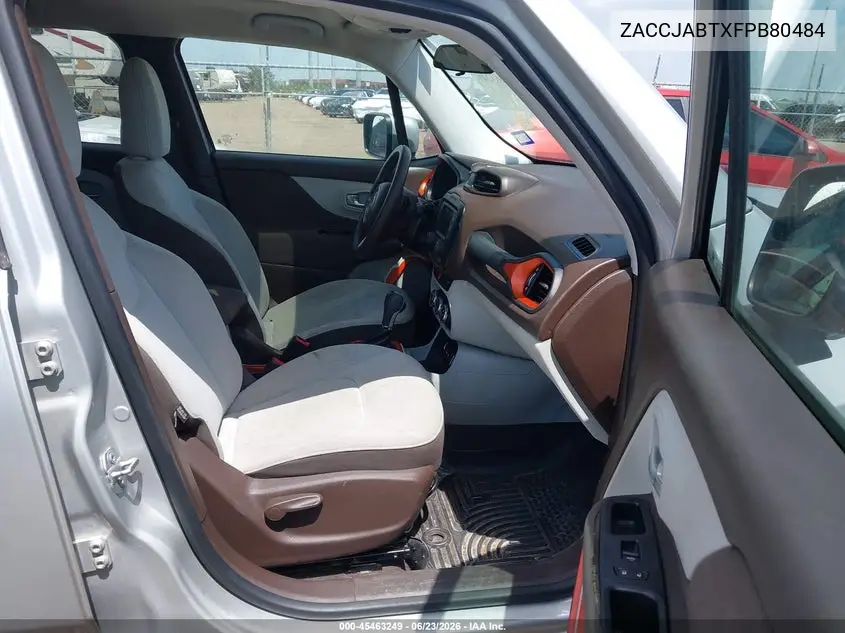 2015 Jeep Renegade Latitude VIN: ZACCJABTXFPB80484 Lot: 45463249