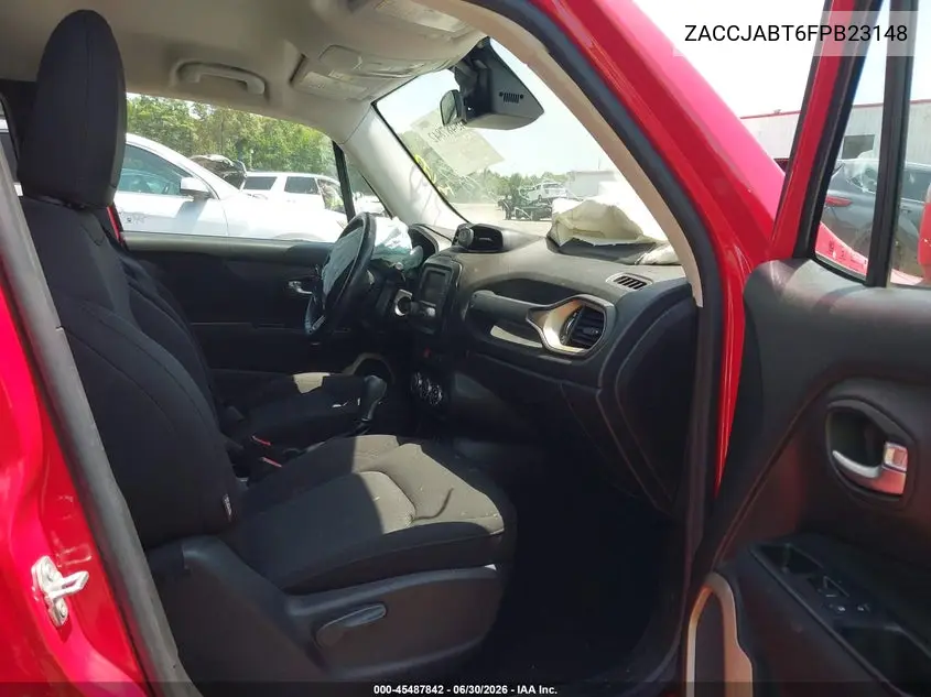 2015 Jeep Renegade Latitude VIN: ZACCJABT6FPB23148 Lot: 45487842