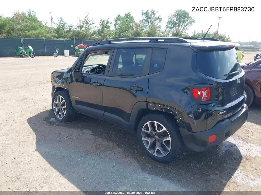 2015 Jeep Renegade Latitude VIN: ZACCJBBT6FPB83730 Lot: 45522942
