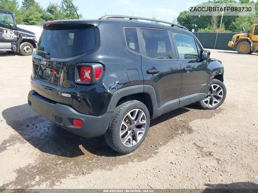 2015 Jeep Renegade Latitude VIN: ZACCJBBT6FPB83730 Lot: 45522942
