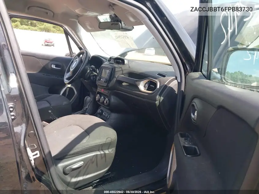 2015 Jeep Renegade Latitude VIN: ZACCJBBT6FPB83730 Lot: 45522942