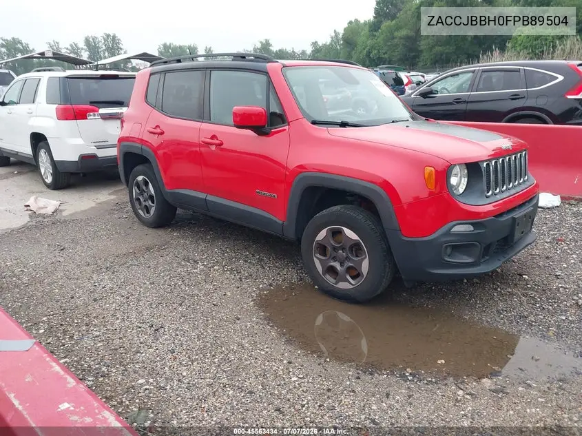 2015 Jeep Renegade Latitude VIN: ZACCJBBH0FPB89504 Lot: 45563434