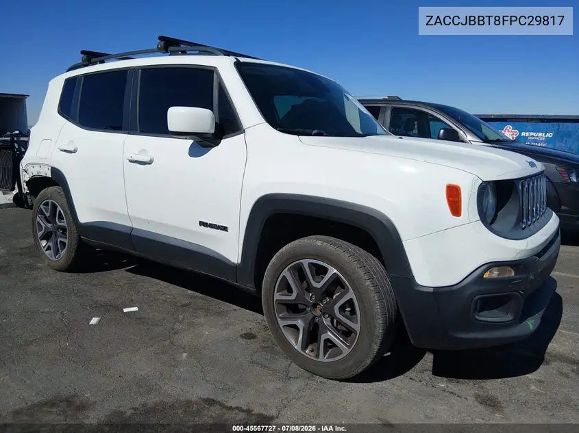 2015 Jeep Renegade Latitude VIN: ZACCJBBT8FPC29817 Lot: 45567727