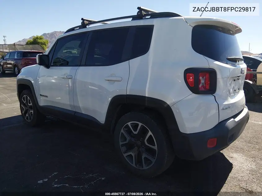 2015 Jeep Renegade Latitude VIN: ZACCJBBT8FPC29817 Lot: 45567727