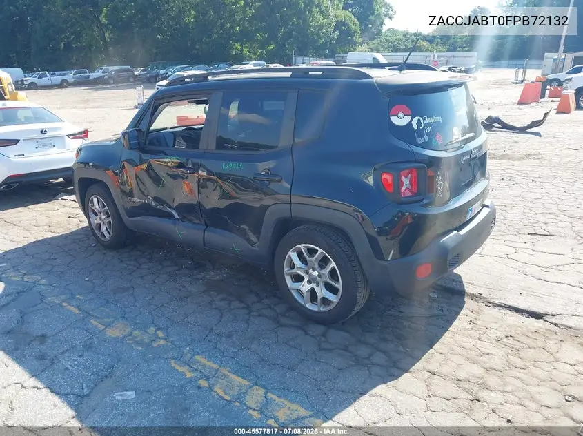 2015 Jeep Renegade Latitude VIN: ZACCJABT0FPB72132 Lot: 45577817