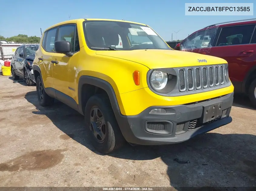 2015 Jeep Renegade Sport VIN: ZACCJBAT8FPC13585 Lot: 45614855
