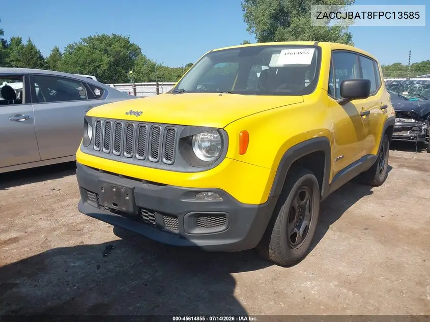 2015 Jeep Renegade Sport VIN: ZACCJBAT8FPC13585 Lot: 45614855