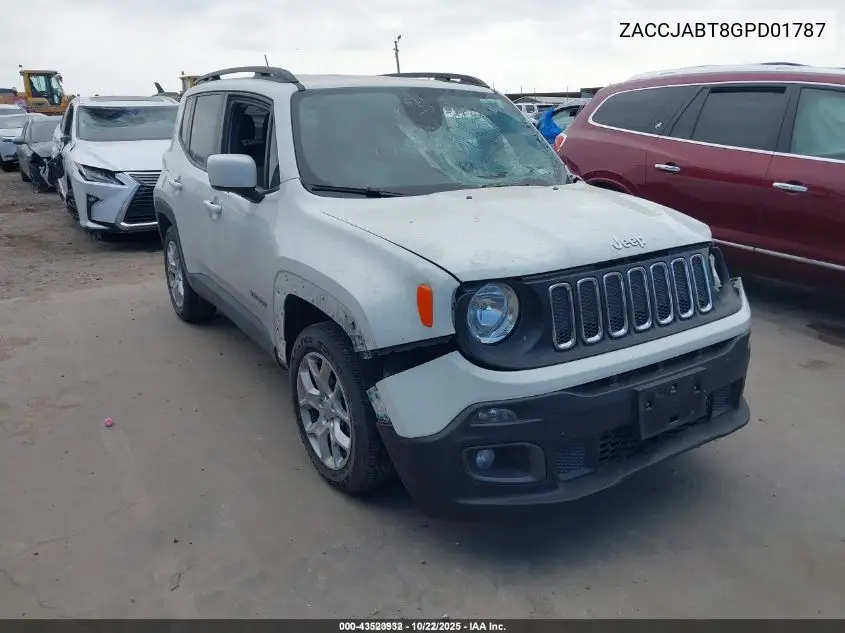 ZACCJABT8GPD01787 2016 Jeep Renegade Latitude