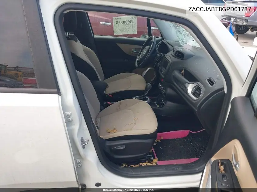 ZACCJABT8GPD01787 2016 Jeep Renegade Latitude