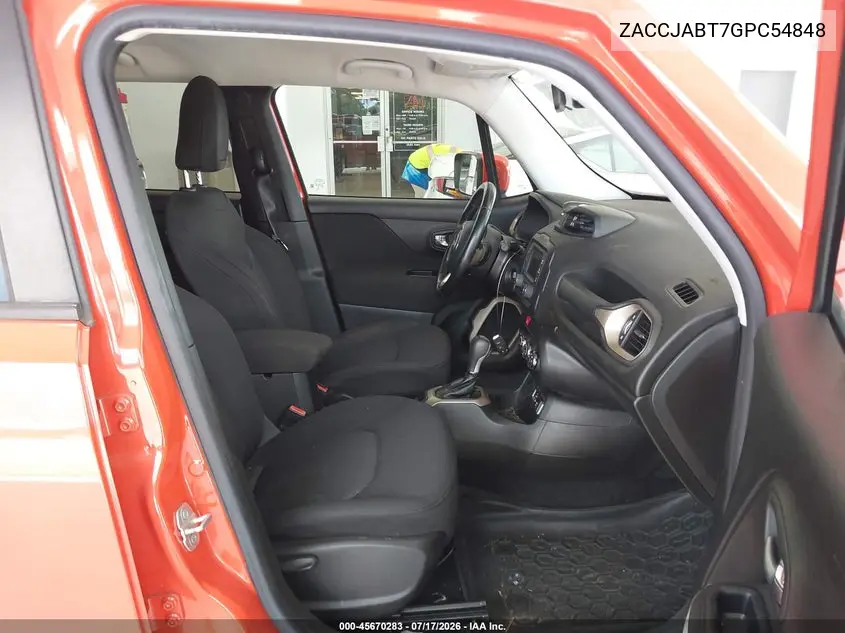 2016 Jeep Renegade Latitude VIN: ZACCJABT7GPC54848 Lot: 45670283
