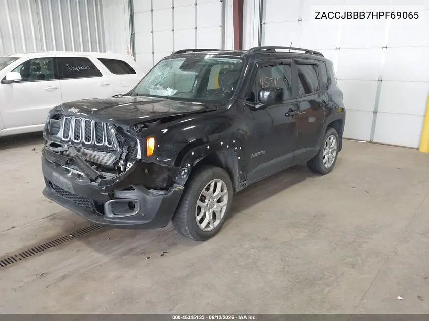 2017 Jeep Renegade Latitude 4X4 VIN: ZACCJBBB7HPF69065 Lot: 45345133