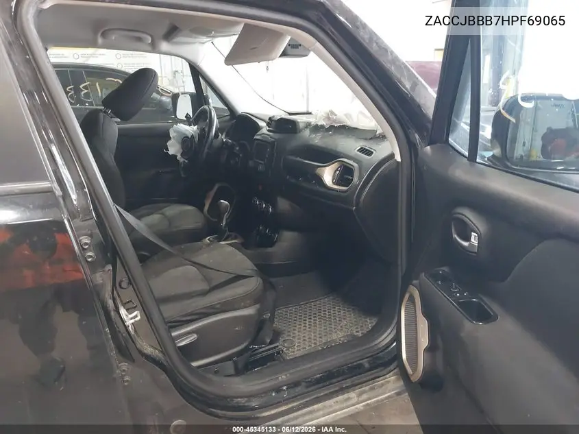 2017 Jeep Renegade Latitude 4X4 VIN: ZACCJBBB7HPF69065 Lot: 45345133