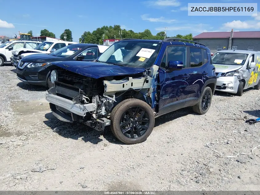 2017 Jeep Renegade Altitude VIN: ZACCJBBB5HPE61169 Lot: 45487981