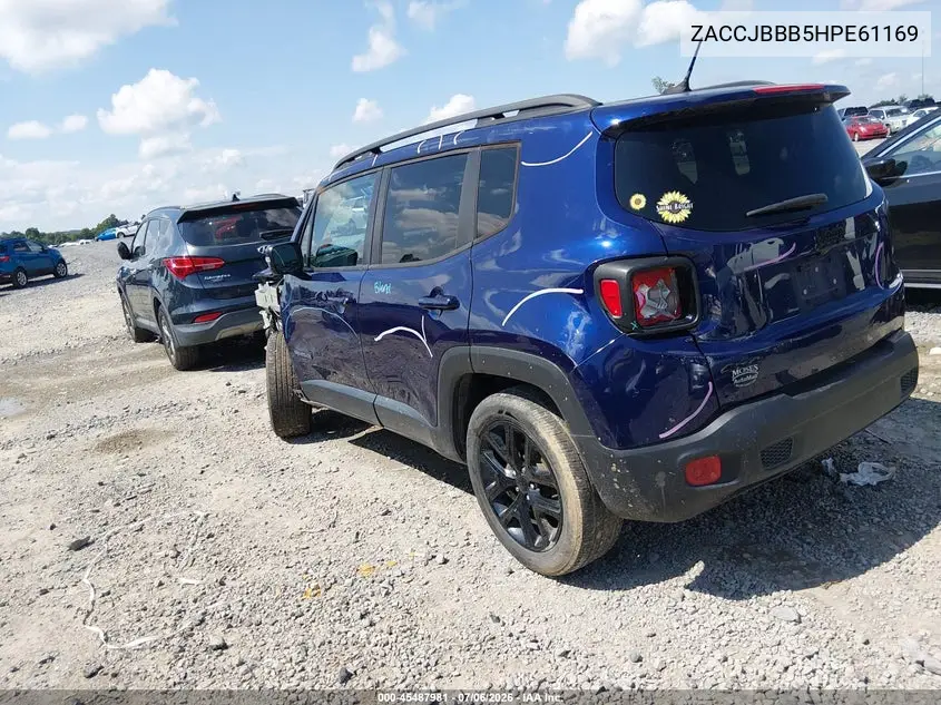 2017 Jeep Renegade Altitude VIN: ZACCJBBB5HPE61169 Lot: 45487981