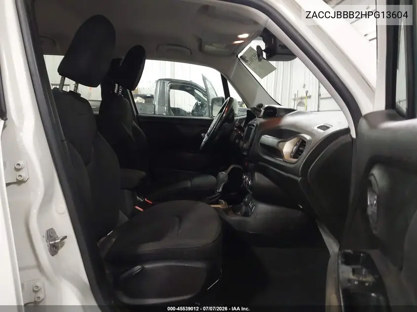 2017 Jeep Renegade Latitude 4X4 VIN: ZACCJBBB2HPG13604 Lot: 45539012