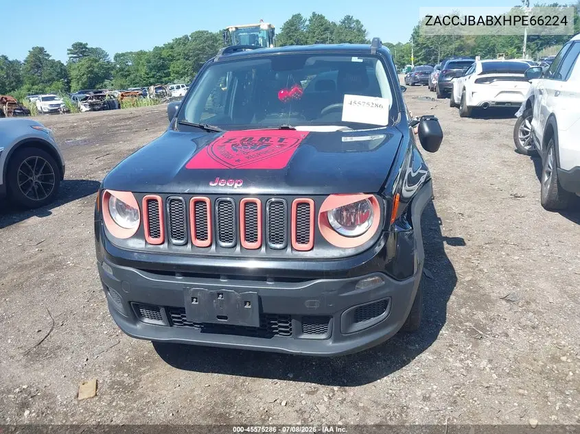 2017 Jeep Renegade Sport VIN: ZACCJBABXHPE66224 Lot: 45575286