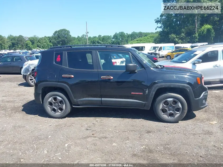 2017 Jeep Renegade Sport VIN: ZACCJBABXHPE66224 Lot: 45575286