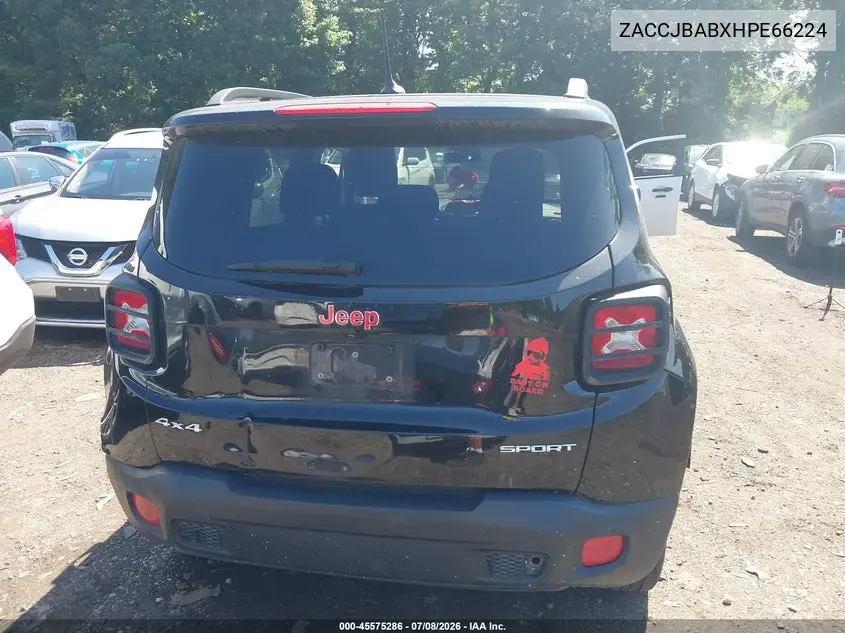 2017 Jeep Renegade Sport VIN: ZACCJBABXHPE66224 Lot: 45575286