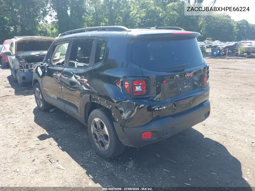 2017 Jeep Renegade Sport VIN: ZACCJBABXHPE66224 Lot: 45575286