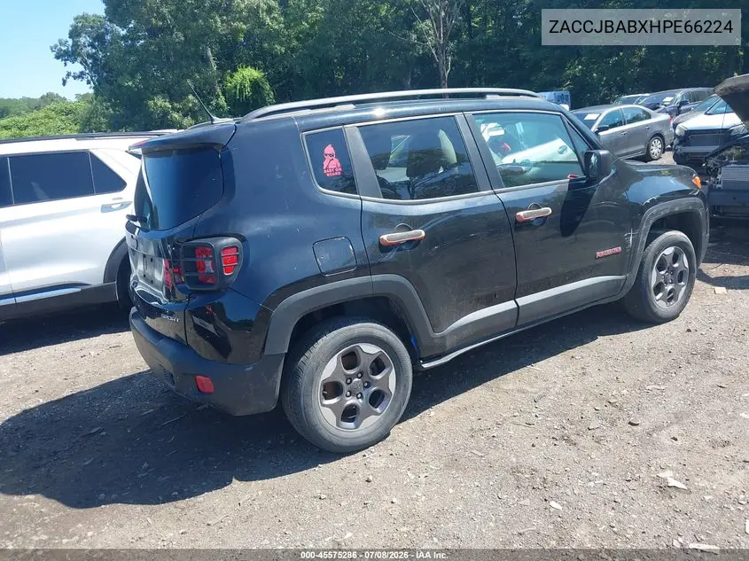 2017 Jeep Renegade Sport VIN: ZACCJBABXHPE66224 Lot: 45575286