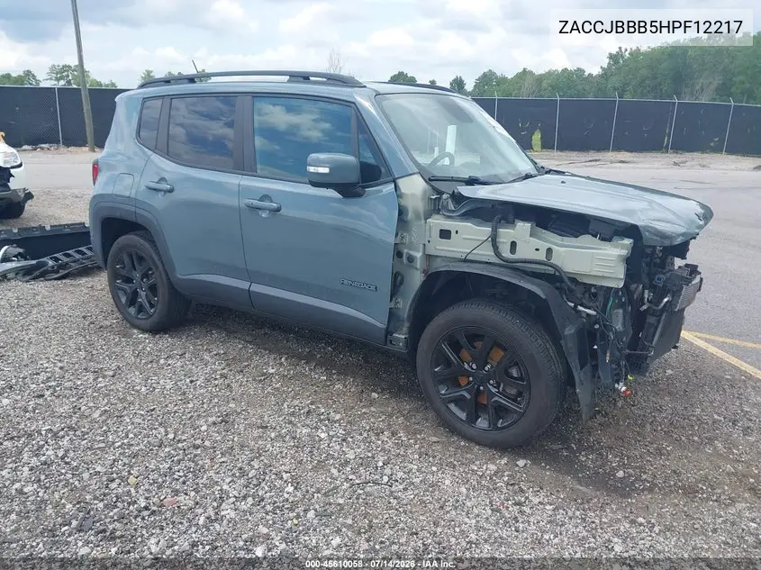 2017 Jeep Renegade Altitude VIN: ZACCJBBB5HPF12217 Lot: 45610058