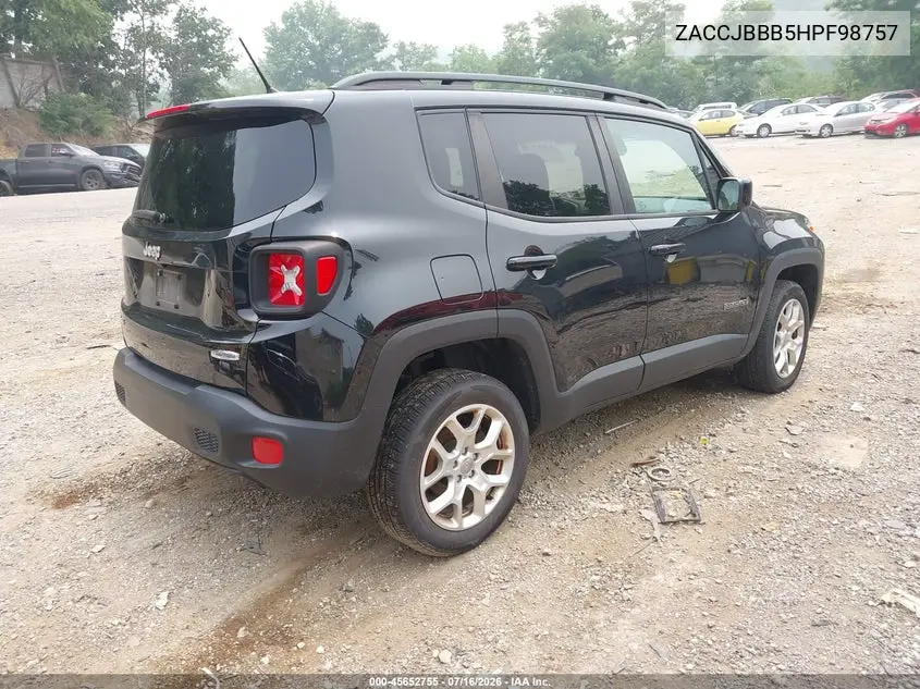 2017 Jeep Renegade Latitude VIN: ZACCJBBB5HPF98757 Lot: 45652755