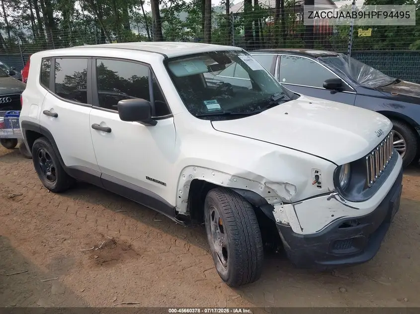 2017 Jeep Renegade Sport VIN: ZACCJAAB9HPF94495 Lot: 45660378