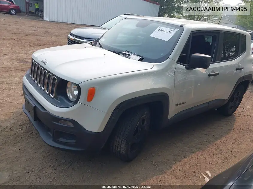 2017 Jeep Renegade Sport VIN: ZACCJAAB9HPF94495 Lot: 45660378