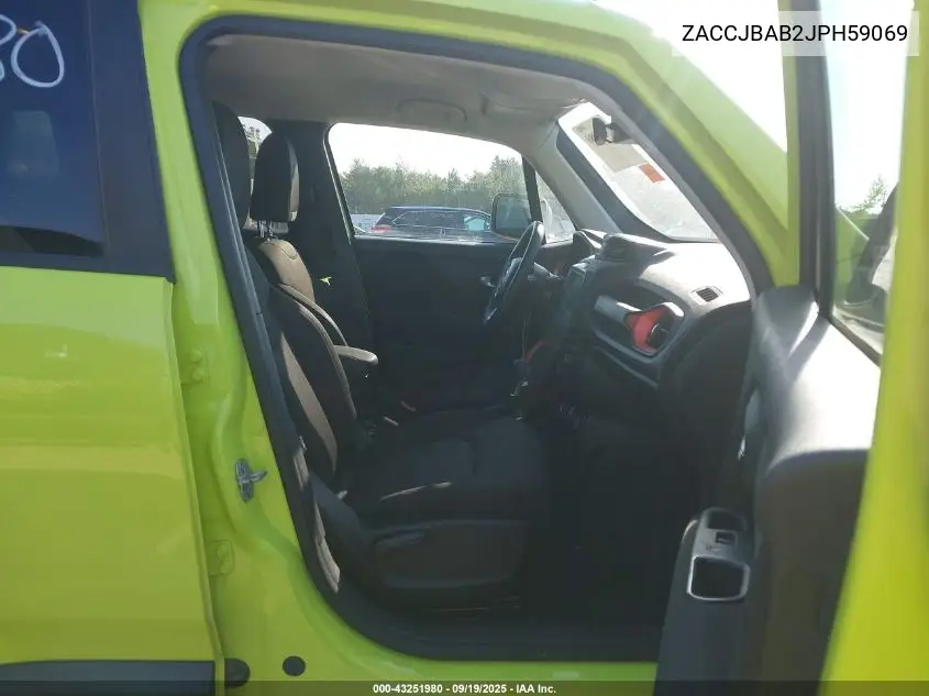 ZACCJBAB2JPH59069 2018 Jeep Renegade Upland Edition 4X4