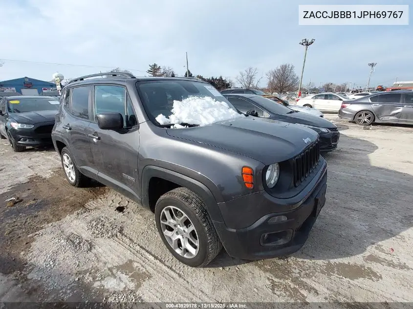 ZACCJBBB1JPH69767 2018 Jeep Renegade Latitude 4X4