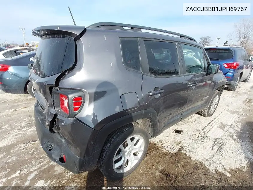 ZACCJBBB1JPH69767 2018 Jeep Renegade Latitude 4X4