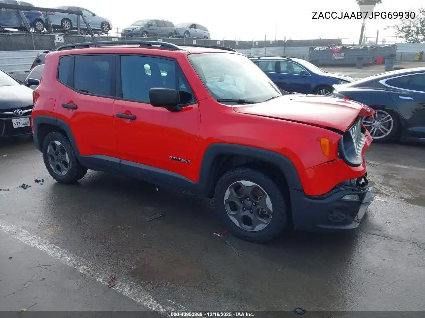 ZACCJAAB7JPG69930 2018 Jeep Renegade Sport Fwd