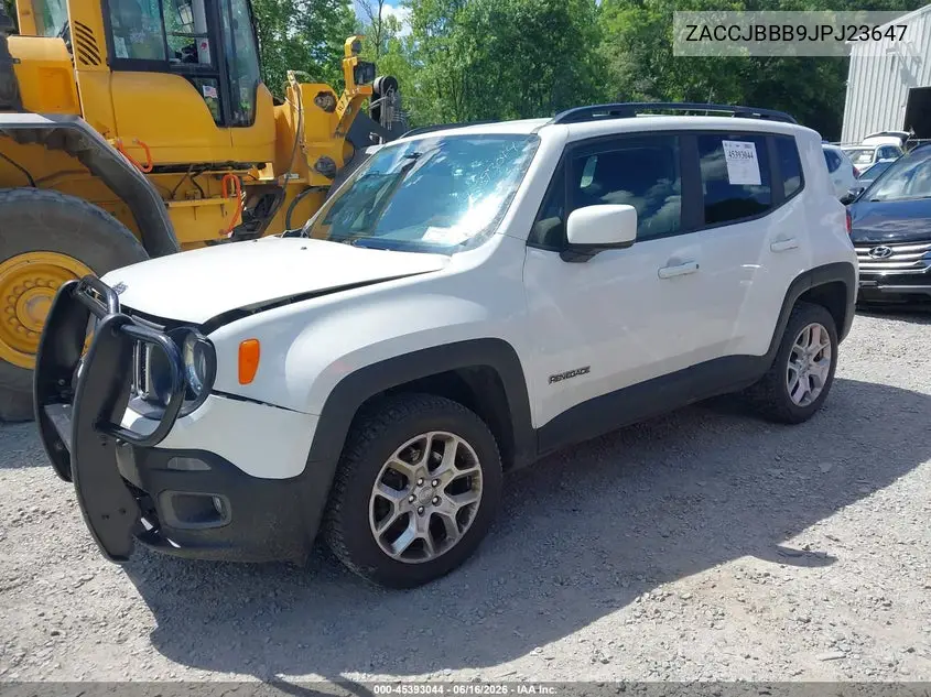 2018 Jeep Renegade Latitude 4X4 VIN: ZACCJBBB9JPJ23647 Lot: 45393044