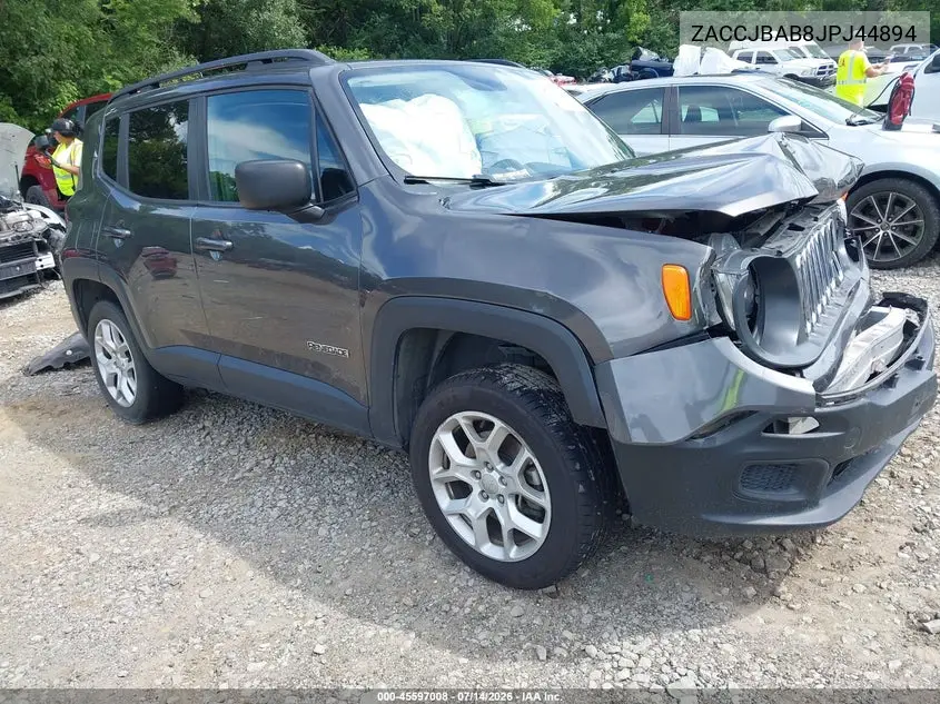 2018 Jeep Renegade Sport 4X4 VIN: ZACCJBAB8JPJ44894 Lot: 45597008