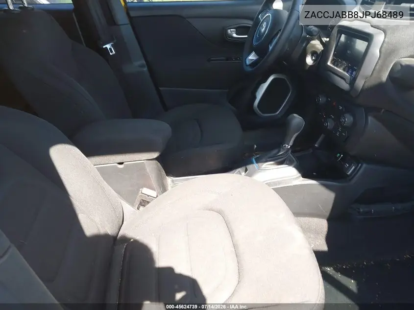 2018 Jeep Renegade Latitude Fwd VIN: ZACCJABB8JPJ68489 Lot: 45624739