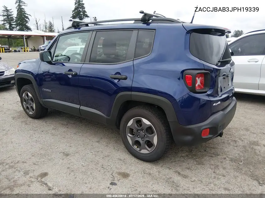 2018 Jeep Renegade Sport 4X4 VIN: ZACCJBAB3JPH19339 Lot: 45630816