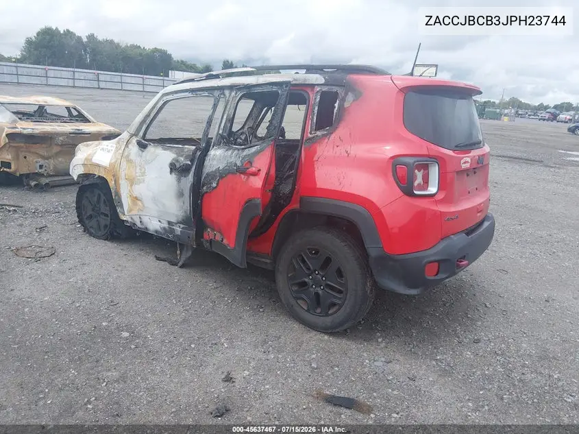 2018 Jeep Renegade Trailhawk 4X4 VIN: ZACCJBCB3JPH23744 Lot: 45637467