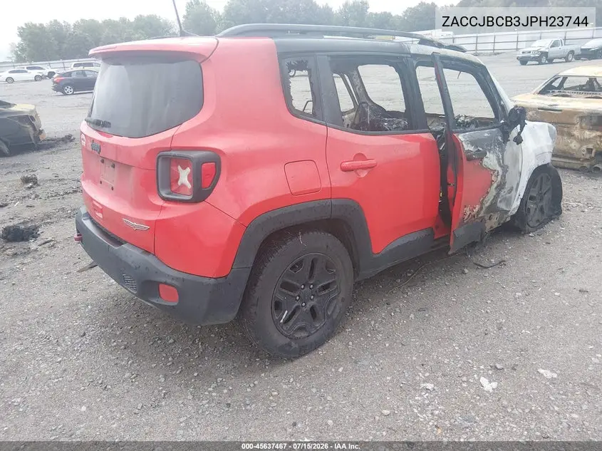 2018 Jeep Renegade Trailhawk 4X4 VIN: ZACCJBCB3JPH23744 Lot: 45637467