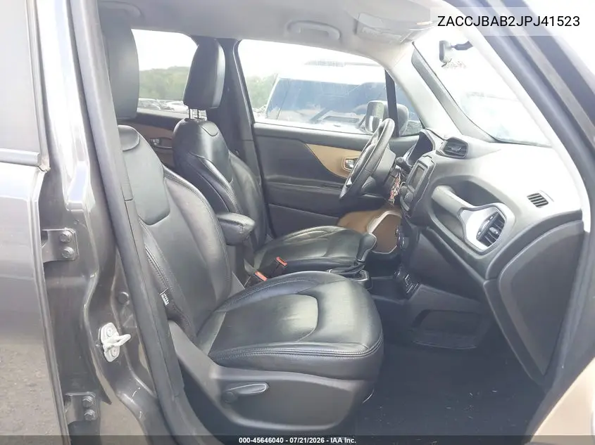 2018 Jeep Renegade Sport 4X4 VIN: ZACCJBAB2JPJ41523 Lot: 45646040