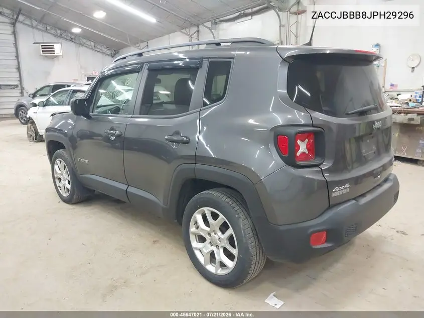 2018 Jeep Renegade Latitude 4X4 VIN: ZACCJBBB8JPH29296 Lot: 45647021