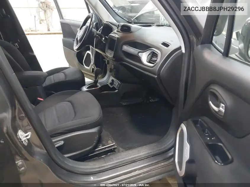 2018 Jeep Renegade Latitude 4X4 VIN: ZACCJBBB8JPH29296 Lot: 45647021