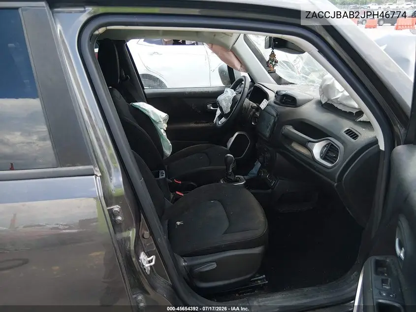 2018 Jeep Renegade Sport 4X4 VIN: ZACCJBAB2JPH46774 Lot: 45654392