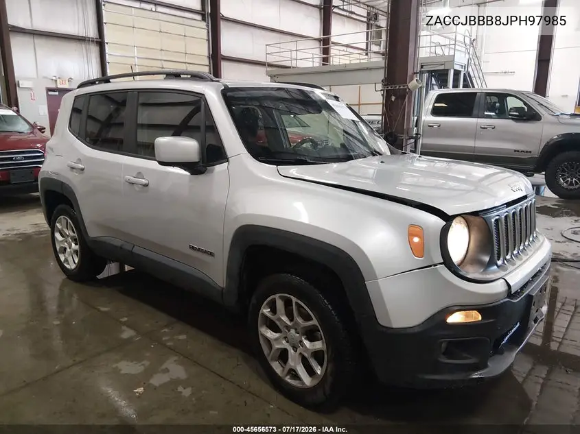 2018 Jeep Renegade Latitude 4X4 VIN: ZACCJBBB8JPH97985 Lot: 45656573