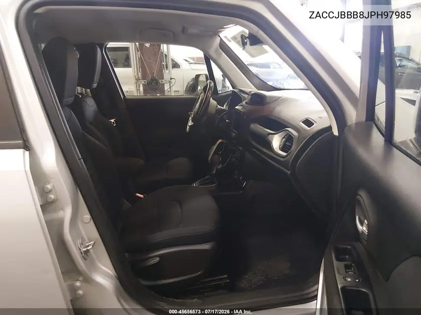 2018 Jeep Renegade Latitude 4X4 VIN: ZACCJBBB8JPH97985 Lot: 45656573