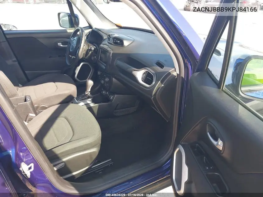 2019 Jeep Renegade Latitude 4X4 VIN: ZACNJBBB9KPJ84166 Lot: 45635329