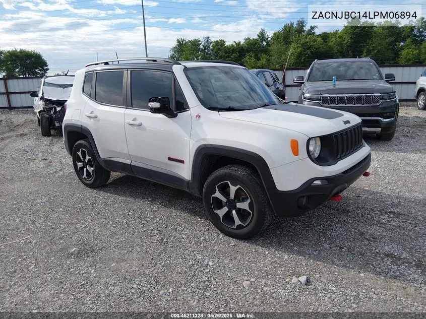 2020 Jeep Renegade Trailhawk 4X4 VIN: ZACNJBC14LPM06894 Lot: 45211328