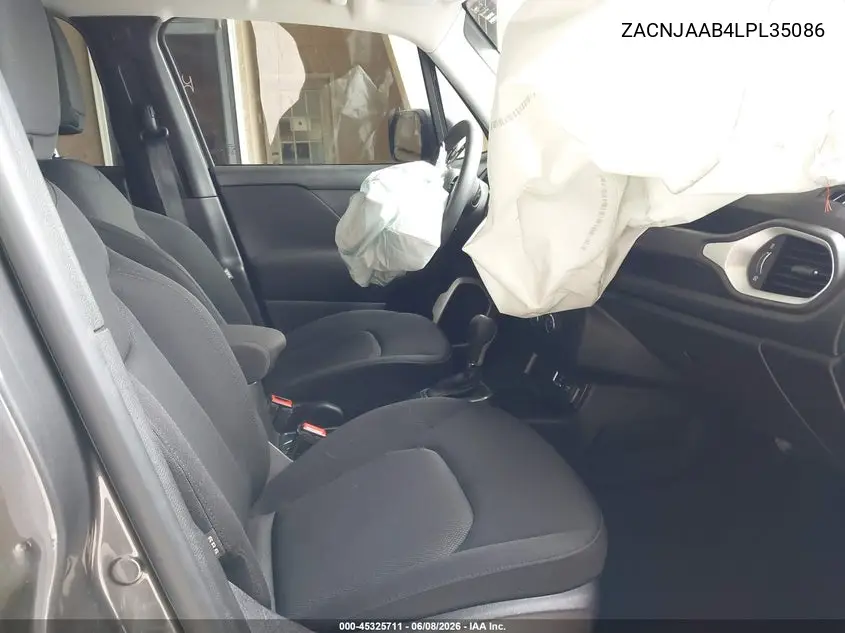2020 Jeep Renegade Sport Fwd VIN: ZACNJAAB4LPL35086 Lot: 45325711