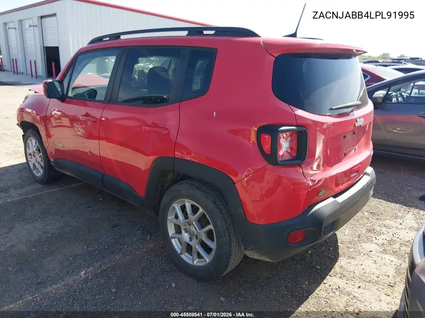 2020 Jeep Renegade Latitude Fwd VIN: ZACNJABB4LPL91995 Lot: 45508541